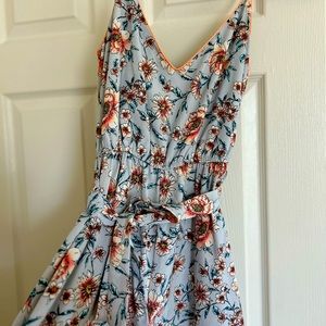 Floral, Spaghetti Strap Jumpsuit